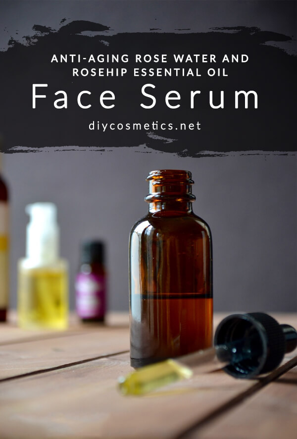 AntiAging Rose Water and Rosehip Essential Oil Face Serum